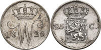 Netherlands, Wilhelm I 25 Cents -