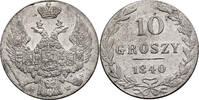 Poland - Russian occupation 10 Groszy Nicholas I 1825-1855 -