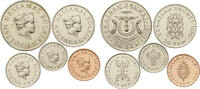 Brunei 1, 5, 10, 20, 50 Sen Proof Set -