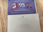 Kanada + Großbrittannien 20 Dollar und 2 Pfund 2-er SET 20 CAD + 2 Pfund Großbritt. 95. Geburtstag QUEEN ELISABETH II. 2022 PP