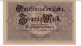 Deutschland  Ros 49 b 20 Mark Darlehenskassenschein 5.8.1914 in kassenfrisch I