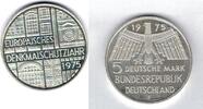 Deutschland 5 DM 5 DM DENKMALSCHUTZ 1975 in st -