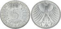 Deutschland 5 DM 5 DM J. 387 Kursmünze 1966 D vz + -