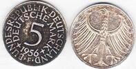 5 DM 1956 F Deutschland 5 DM J. 387 Kursmünze 1956 F vz-st vz-st