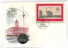 DDR 5 Mark 5 Mark DDR ROTES RATHAUS 1987 als Numisbrief -