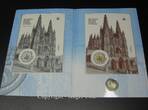 Spanien 2 Euro Numisblatt der spanischen Post 2012 UNESCO Kathedrale Burgos st