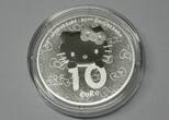 FRANKREICH 2024 10 Euro 2024 - 50 Jahre Hello Kitty Japan Silber PP coloriert polierte Platte ( PP )