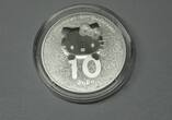 FRANKREICH 2024 10 Euro 2024 - 50 Jahre Hello Kitty France Silber PP coloriert polierte Platte ( PP )