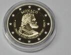 2 Euro 2024 Monaco Karl V. PP polierte Platte ( PP )