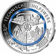 BRD 50 Euro 5 x 10 Euro 2025 THW mit Polymerring A D F G J bankfrisch Komplettsatz