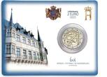 Luxemburg 8 Euro 4 x 2 Euro 2025 Coincards Henri & Schumann Erklärung komplett stempelglanz