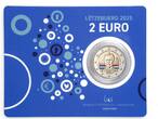 Luxemburg 4 Euro 2 x 2 Euro 2025 Coincards Henri & Schumann Erklärung coloriert stempelglanz
