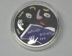 LETTLAND  5 Euro 2025 Silber coloriert PP Lettisches Buch polierte Platte ( PP )