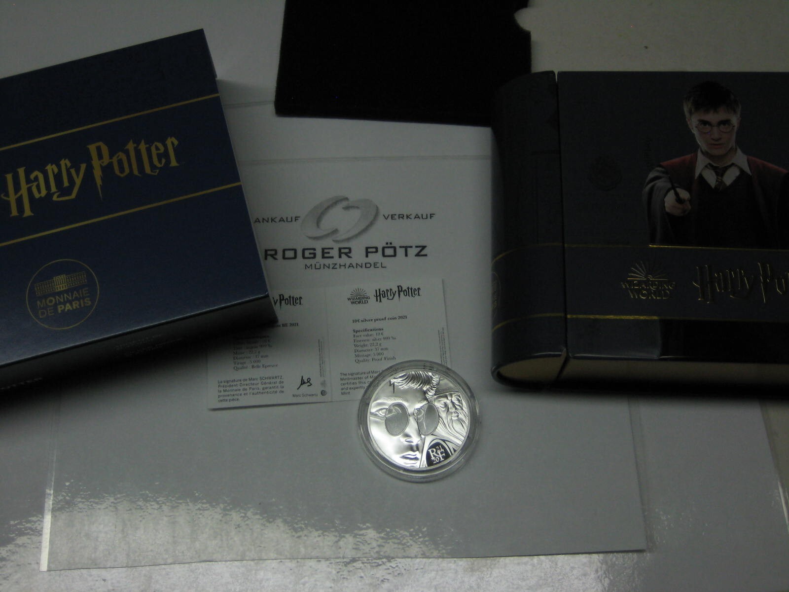 10 € Silber-Gedenkmünze Blister „Harry Potter et les Reliques de la Mort 2 Damen Accessoires Sonstige Accessoires De Paris Sonstige Accessoires 