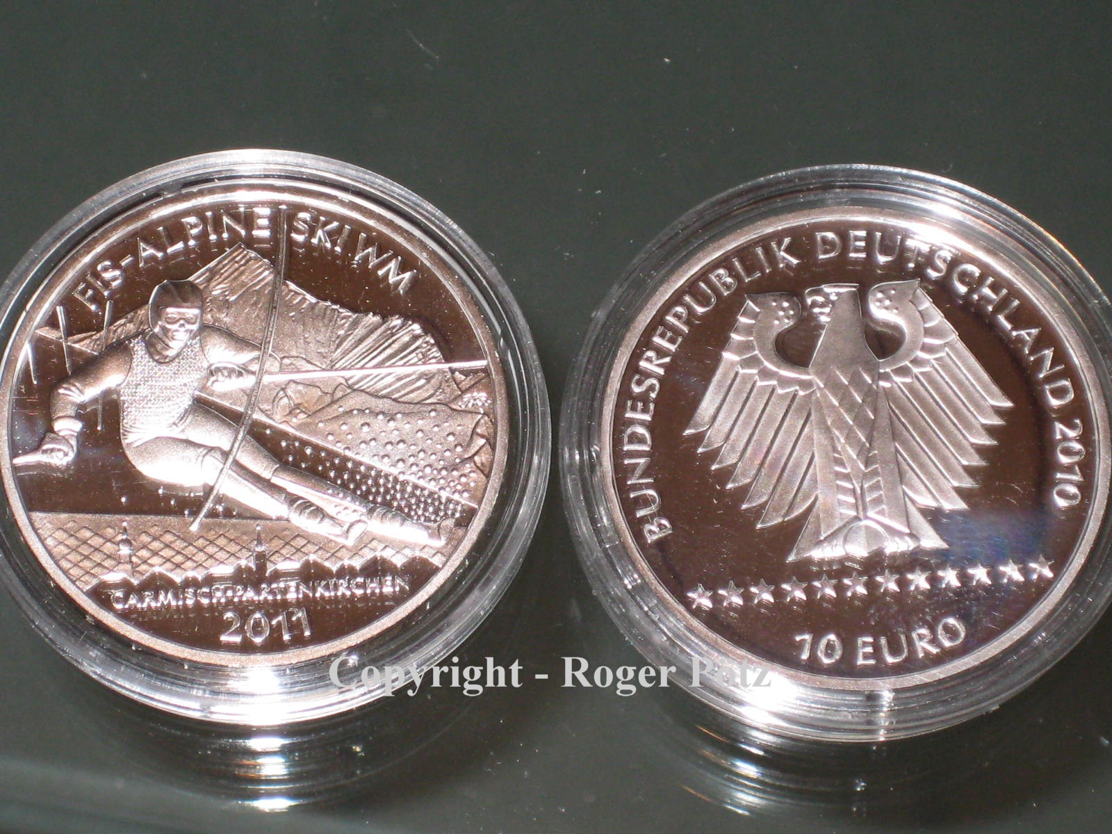 10 Euro BRD 2010 SKI WM 2011 Garmisch Partenkirchen PP