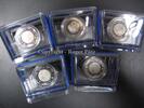 DEUTSCHLAND 5 x 5 Euro 5 x 5 Euro 2016 Planet Erde Weltneuheit Polymerring PP spiegelglanz A D F G J