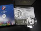 FRANKREICH 50 Euro 50 Euro 5 Unzen Silber PP UEFA Fussball Europameiterschaft 2016