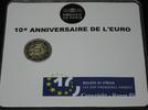 FRANKREICH 2 Euro 2 Euro 2012 10.Jahrestag Euro Bargeld im Original Blister