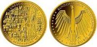 DEUTSCHLAND 100 Euro 100 Euro BRD 2016 Gold UNESCO Altstadt Regensburg geringe Auflage