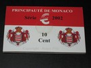 MONACO 10 Cent 10 Cent 2002 im limitierten Originalfolder nur 1000 Exemplare Auflage -