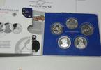 BRD 50 Euro 5 x 10 Euro 2013 Silber Gedenkmünzenset PP -