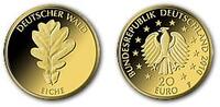 BR Deutschland 20 Euro 20 Euro 2010 Deutscher Wald Eiche Gold Prägestätte A st