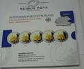 DEUTSCHLAND 10 Euro 5 x 2 Euro 2006 Bundesländer Holsten Tor PP Originalfolder Spiegelglanz -