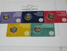 FRANKREICH 5 x 2 Euro 5 x 2 Euro 2021 Olympiade Paris in diversen Coincards ab Lager -