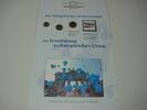 BRD 8 Cent Numisblatt mit 1 2 und 5 Cent 2004 BRD plus Briefmarke EU Erweiterung 2004 -