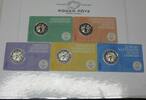 FRANKREICH 5 x 2 Euro 5 x 2 Euro 2023 Olympiade Paris Säerin und der Faustkampf Pont Neuf -