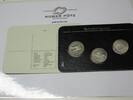 KUBA 3 Peso 3 x 1 Peso Kuba 1985 Bedrohte Tierwelt Krokodil Leguan Papagei -