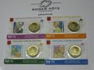 VATIKAN 2 Euro und 7,65 Euro Briefmarken 4 x 50 Cent 2019 Stamp und Coincards Nummer 26-29 -