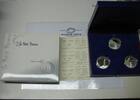 FRANKREICH 3 x 1,50 Euro 3 x 1,50 Euro 2007 Kleiner Prinz Petit Prince Silber PP im 3-er Etui Japan rar -