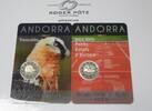 ANDORRA 2 x 2 Euro 2 x 2 Euro 2025 Gedenkmünzen Bartgeier und Kleinstaatenspiele in Coincard -