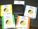 BRD 500 Euro 5 x 100 Euro Gold 2012 BRD UNESCO Dom zu Aachen Komplettsatz A D F G J