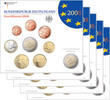 Deutschland 29,40 Euro KMS Kursmünzensätze 2008 BRD alle Prägestätten A D F G J in stempelglanz -