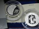 FRANKREICH 50 Euro 50 Euro Säerin 2009 Silber PP Gerichtshof für Menschenrechte - extrem rar -