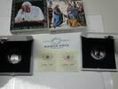 VATIKAN 15 Euro 5 + 10 Euro 2003 Silber PP Rosenkranzjahr und Pontifikat JP II. -
