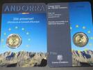 ANDORRA 2 Euro 2 Euro 2014 Sondergedenkmünze 20 Jahre Beitrit Andorras zum Europarat NEU