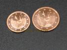 Andorra 1 + 2 Cent 1 und 2 Cent 2014 Andorra die beiden seltensten Eurokursmünzen bfr