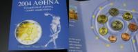 GRIECHENLAND 3,88 Euro 3,88 Euro KMS 2004 mit 2 Euro Olympia Sondersatz