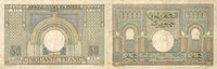 EHEMALIGE FRANZÖSISCHE KOLONIEN 50 francs Banque d'Etat du Maroc. Billet. -