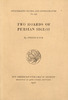 NUMISMATIKBÜCHER Noé S. P. - Two Hoards of Persian Sigloi. (NNM 136). -