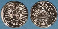 EUROPA Silésie. Léopold I (1657-1705). 3 pfennig 1669. Opole (Oppeln)