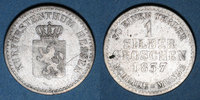 ALTDEUTSCHLAND MÜNZEN Hesse-Cassel. Frédéric Guillaume (1847-1866). 1 gorschen -