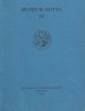 NUMISMATIKBÜCHER Museum Notes. N° 33. -