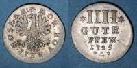 ALTDEUTSCHLAND MÜNZEN Goslar. Ville. 4 pfennig (gute) 1725