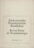 NUMISMATIKBÜCHER Revue suisse de numismatique. -
