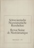 NUMISMATIKBÜCHER Revue suisse de numismatique. -