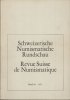 NUMISMATIKBÜCHER Revue suisse de numismatique. -